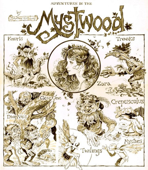 Adventures in Mystwood art print by John Arthur