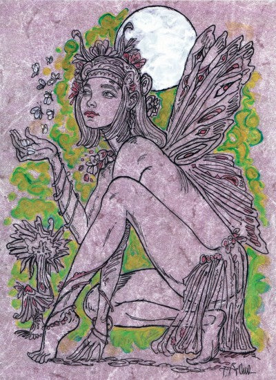 Moonflies art print by John Arthur