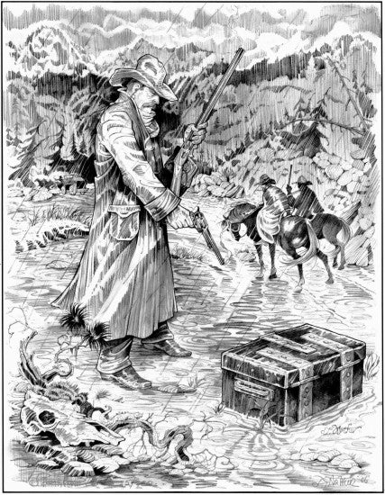 Strongbox Robbery art print by John Arthur