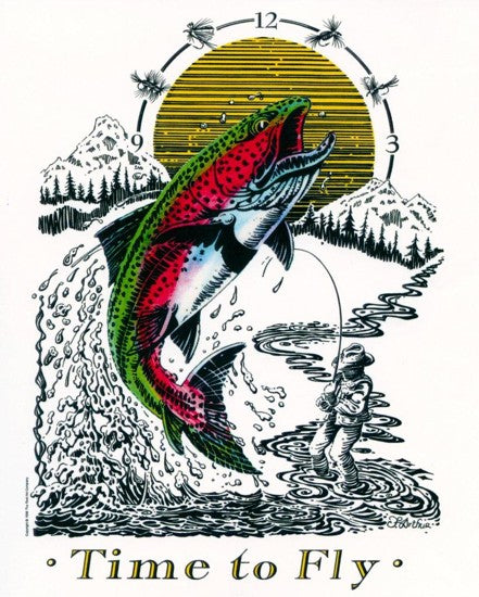 Time To Fly (color) art print by John Arthur