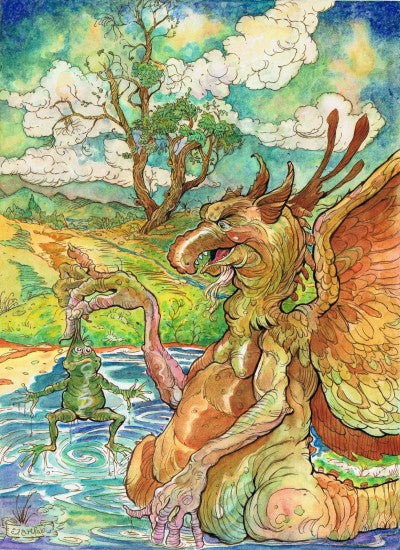 The Gryphon art print by John Arthur