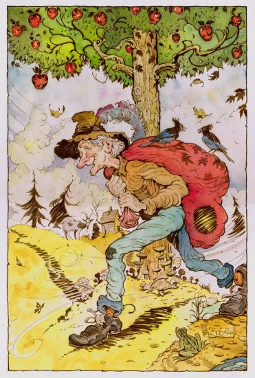 Johnny Appleseed art print by John Arthur