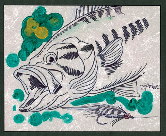 Smallie art print by John Arthur
