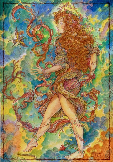 Celtic Dancer art print by John Arthur