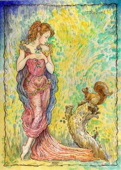Forest Friends art print by John Arthur