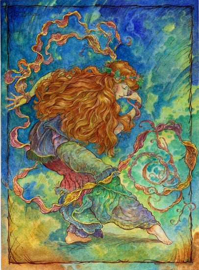 Gypsy Dancer art print by John Arthur