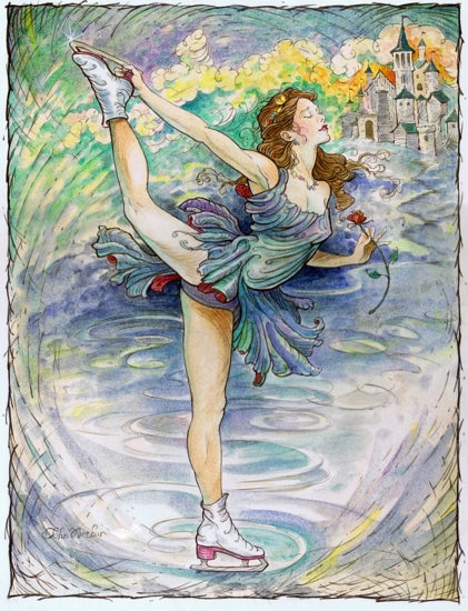 Skater art print by John Arthur