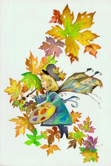 The Frost Faerie art print by John Arthur