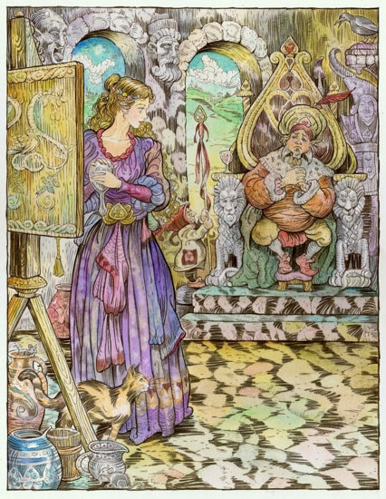 The King art print by John Arthur